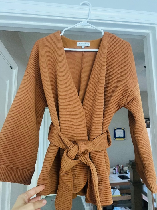 Madewell (Texture & Thread) Jackets & Blazers - Beautiful Madewell chestnut-colored belted coat